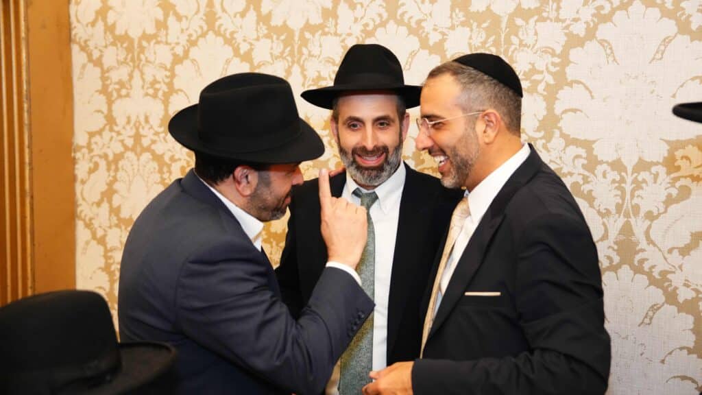 ראש המטה של הראשון לציון בירמצ את בנו - כולם באו לברך