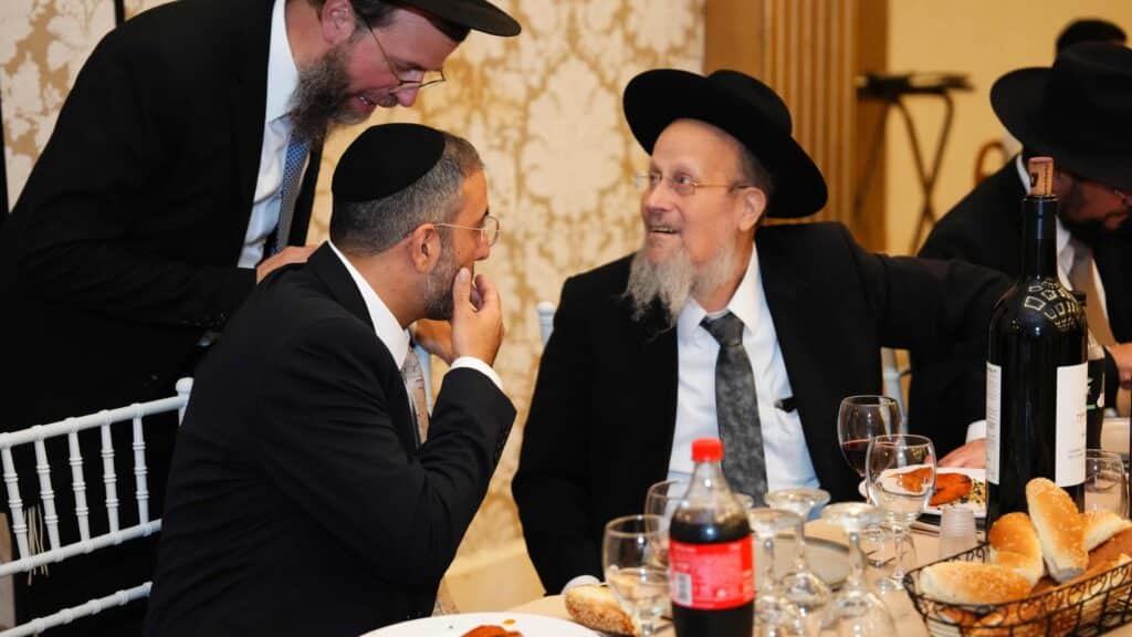 ראש המטה של הראשון לציון בירמצ את בנו - כולם באו לברך