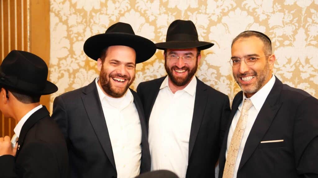 ראש המטה של הראשון לציון בירמצ את בנו - כולם באו לברך