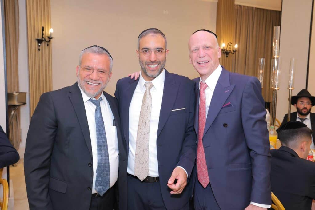 ראש המטה של הראשון לציון בירמצ את בנו - כולם באו לברך