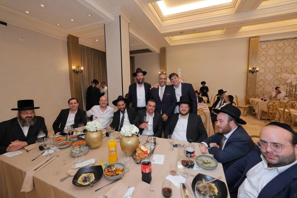 ראש המטה של הראשון לציון בירמצ את בנו - כולם באו לברך