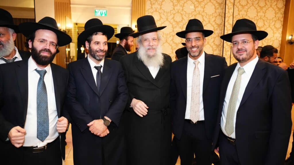 ראש המטה של הראשון לציון בירמצ את בנו - כולם באו לברך