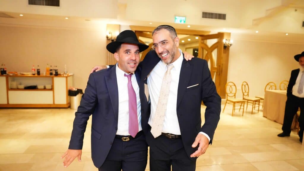 ראש המטה של הראשון לציון בירמצ את בנו - כולם באו לברך