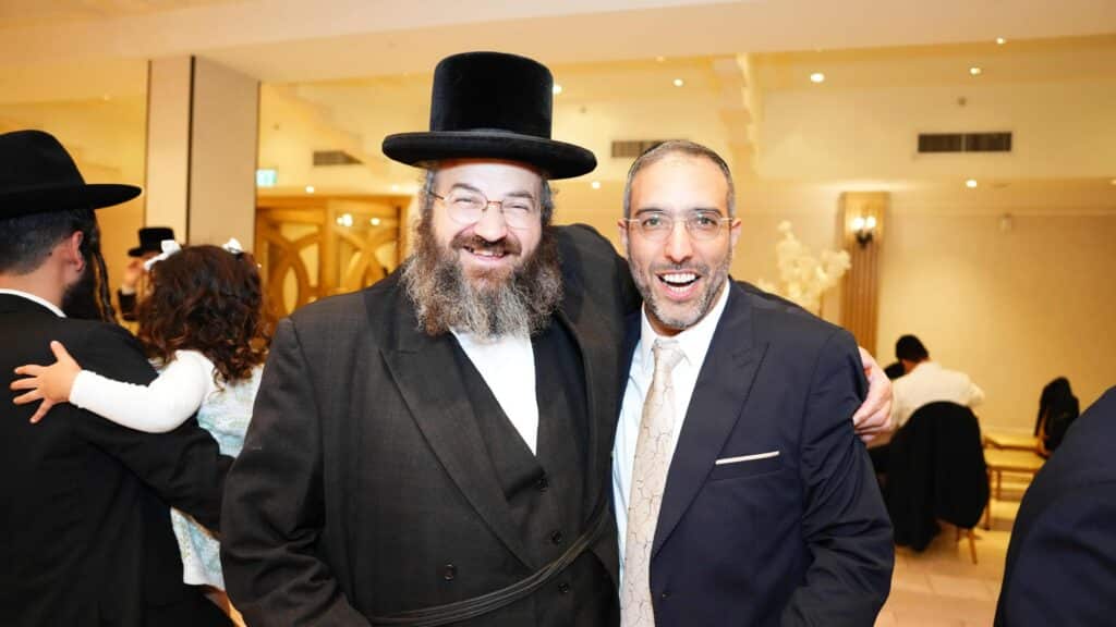 ראש המטה של הראשון לציון בירמצ את בנו - כולם באו לברך