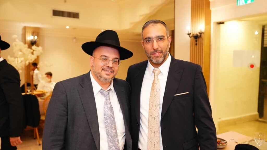 ראש המטה של הראשון לציון בירמצ את בנו - כולם באו לברך