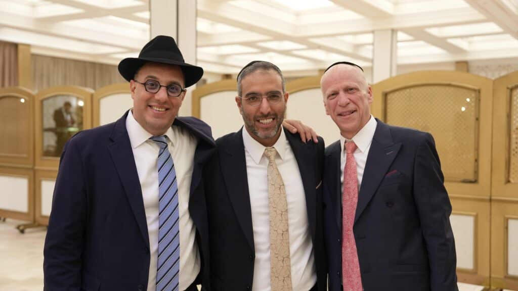 ראש המטה של הראשון לציון בירמצ את בנו - כולם באו לברך