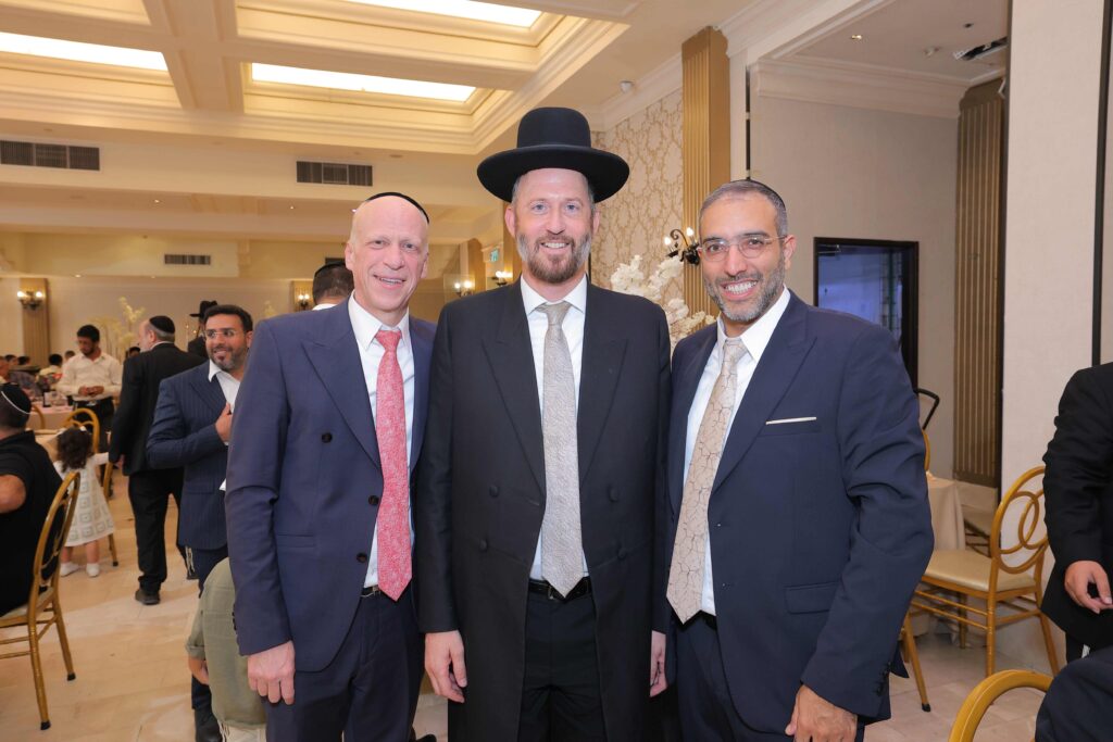 ראש המטה של הראשון לציון בירמצ את בנו - כולם באו לברך