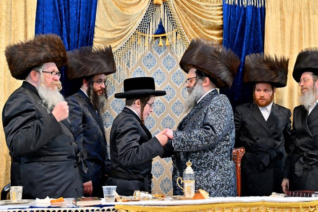 גלריה: בר מצווה לנכד ראש הישיבה הרב זושא מייזליש