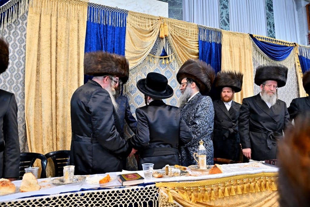 גלריה: בר מצווה לנכד ראש הישיבה הרב זושא מייזליש