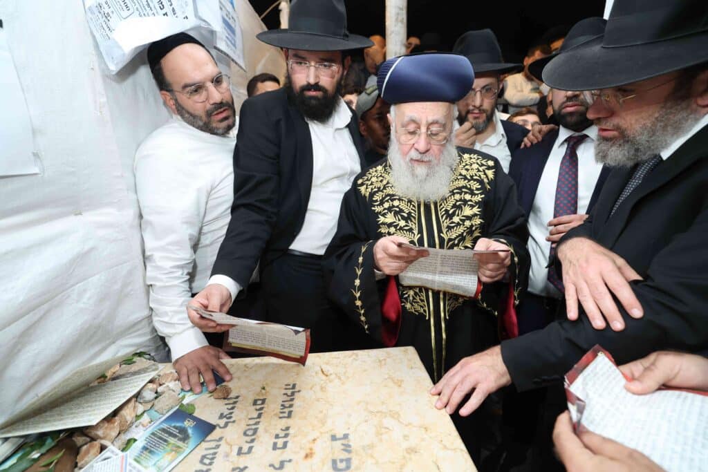 ביום השנה ה-י"ב: הראשון לציון עלה לציון אביו