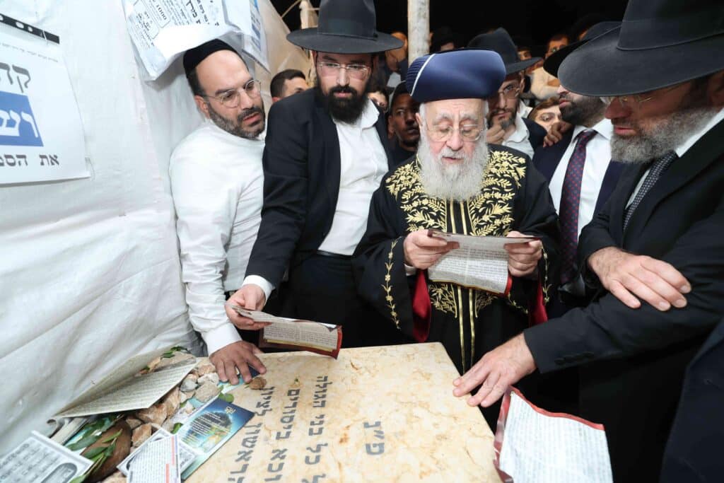 ביום השנה ה-י"ב: הראשון לציון עלה לציון אביו