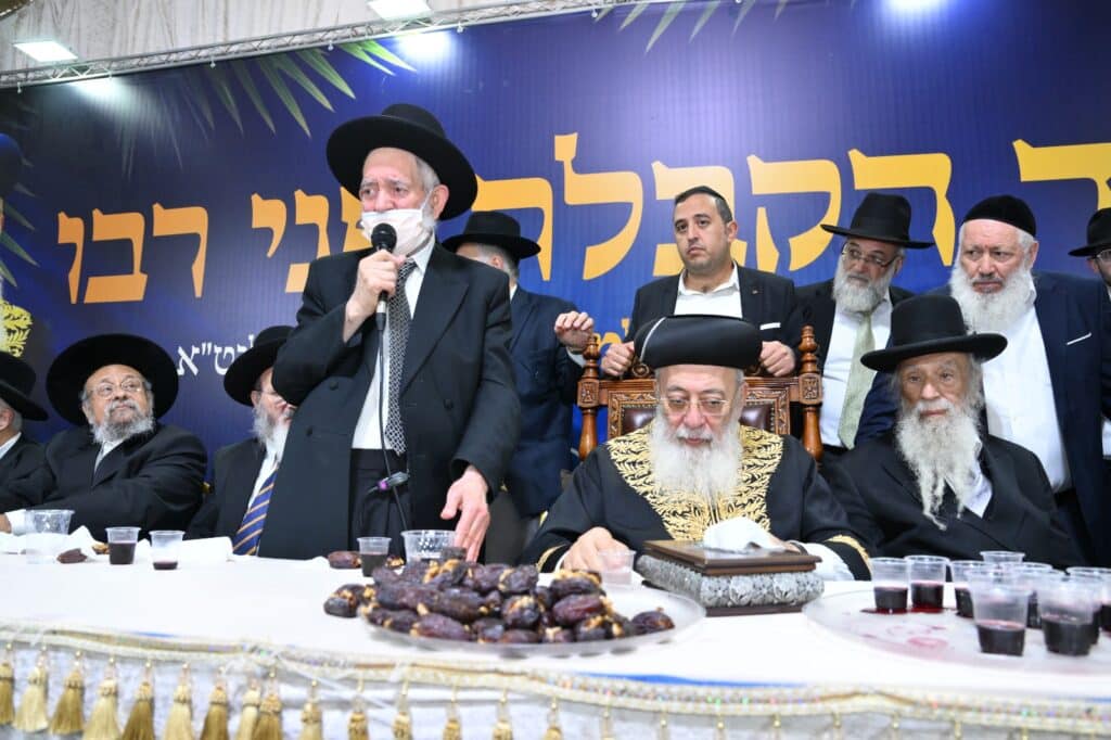 גלריה - מעמד הקבלת פני רבו לראשל"צ הגרש"מ עמאר