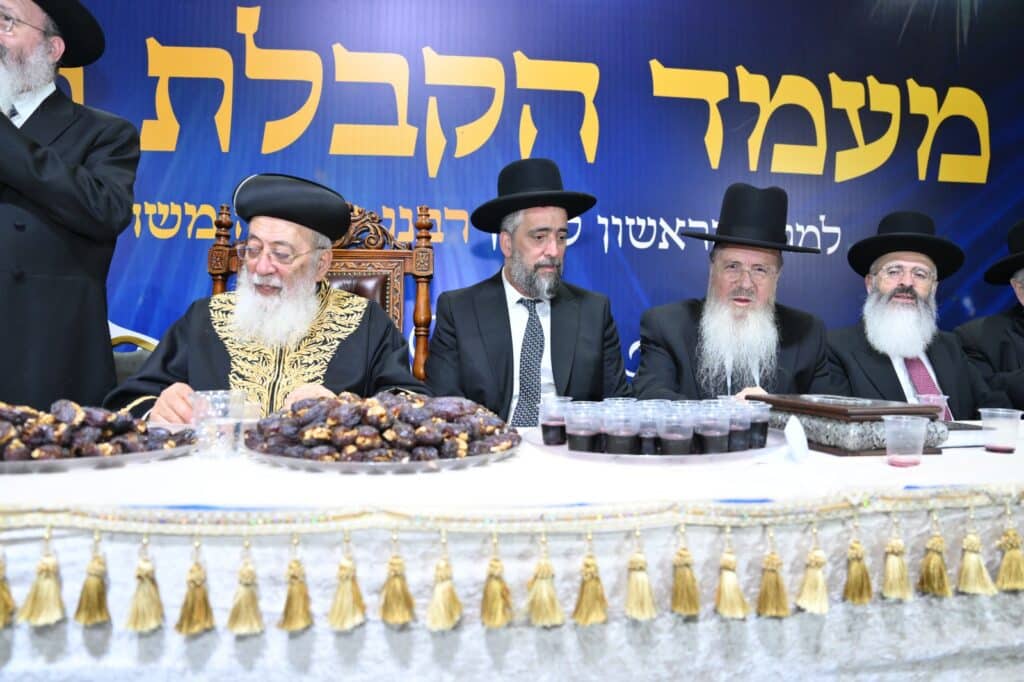 גלריה - מעמד הקבלת פני רבו לראשל"צ הגרש"מ עמאר