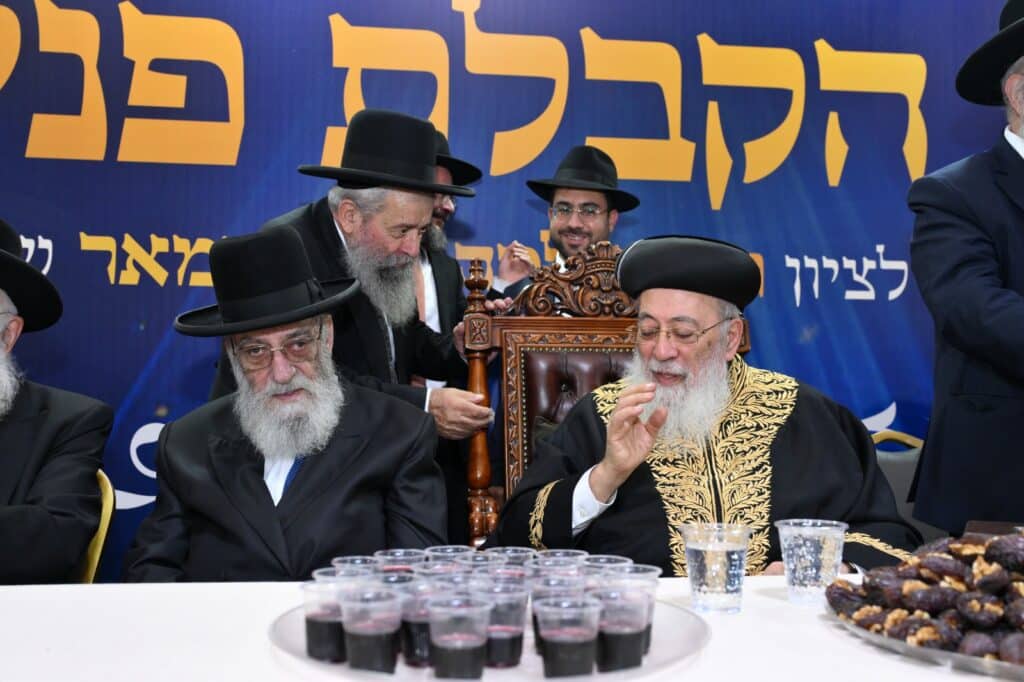 גלריה - מעמד הקבלת פני רבו לראשל"צ הגרש"מ עמאר