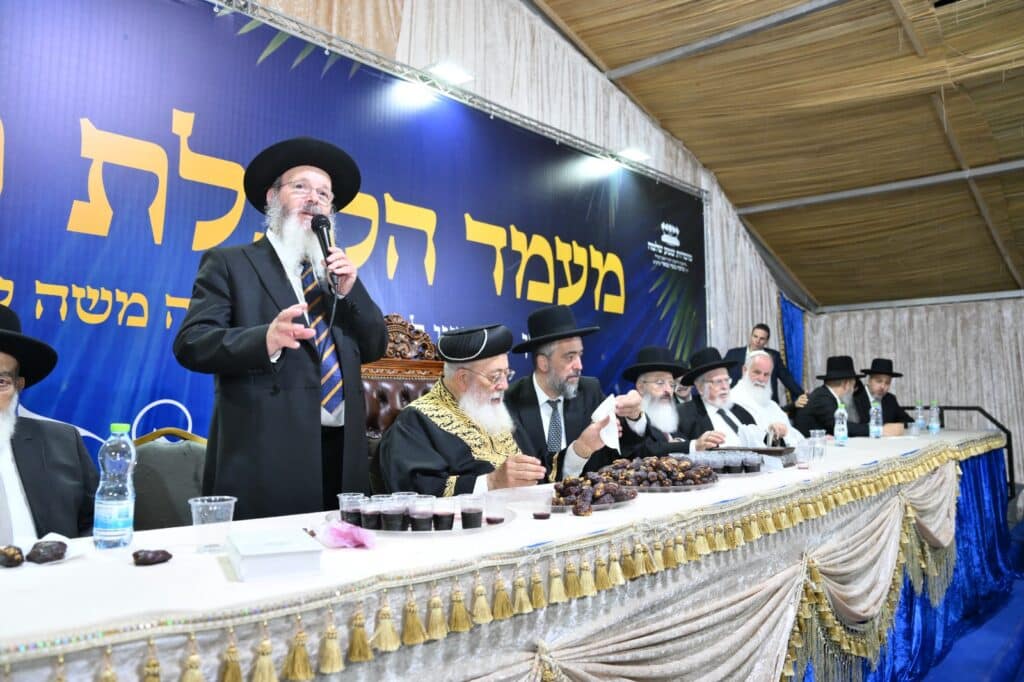 גלריה - מעמד הקבלת פני רבו לראשל"צ הגרש"מ עמאר