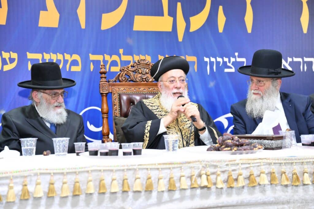 גלריה - מעמד הקבלת פני רבו לראשל"צ הגרש"מ עמאר