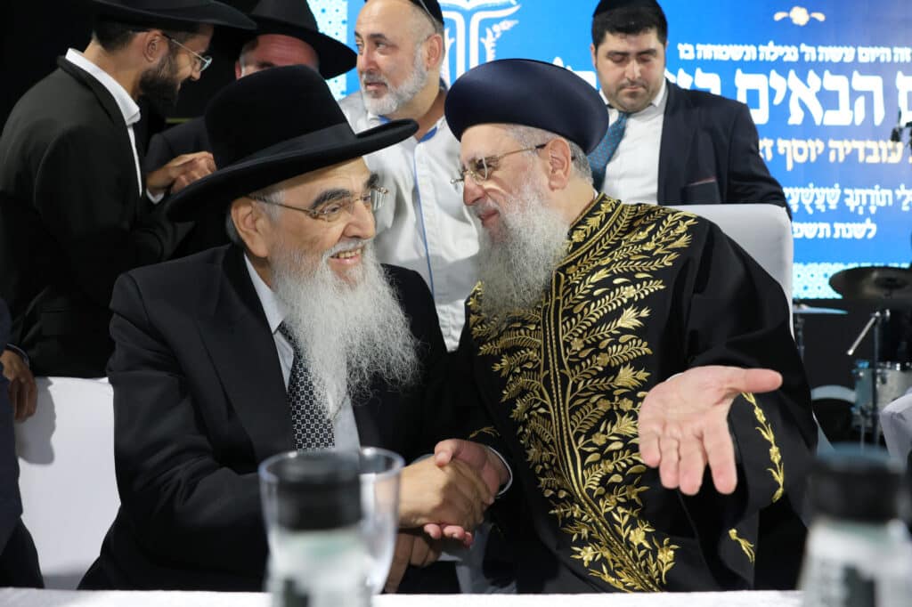 בטקס מרשים בתל אביב הוענק פרס הרב עובדיה יוסף