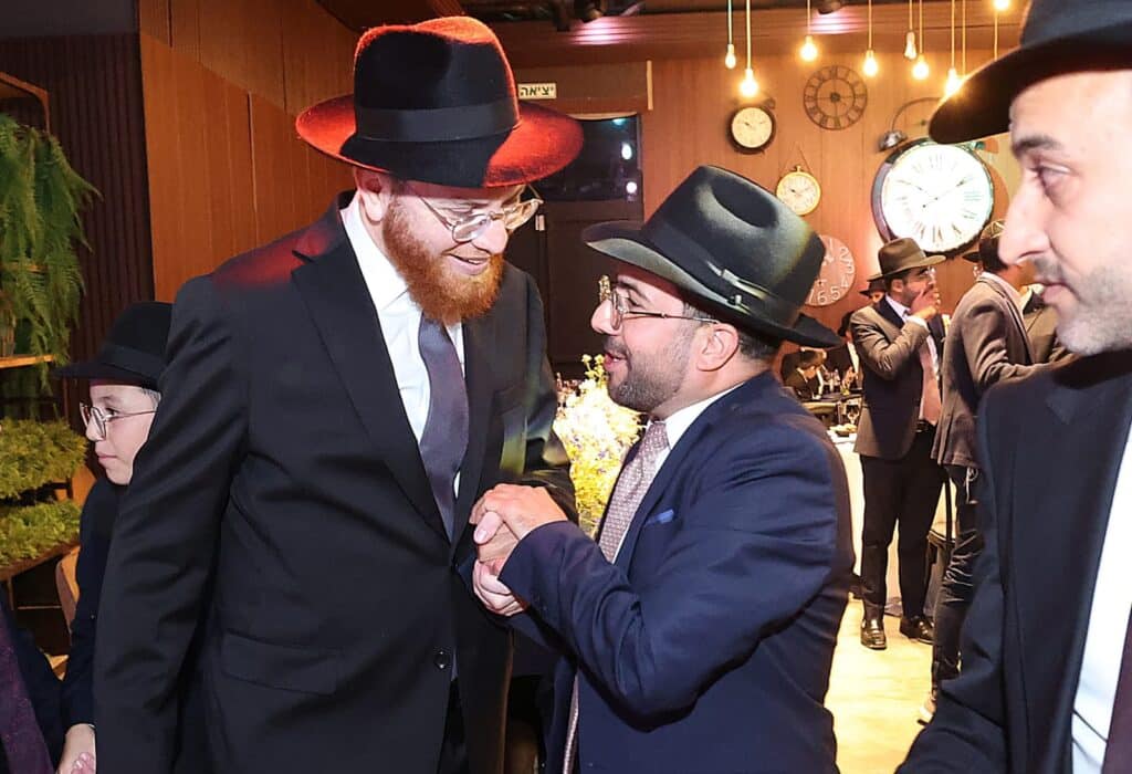 גלריה: הראשונים לציון חגגו בבר המצווה לנין מרן הגר"ע יוסף