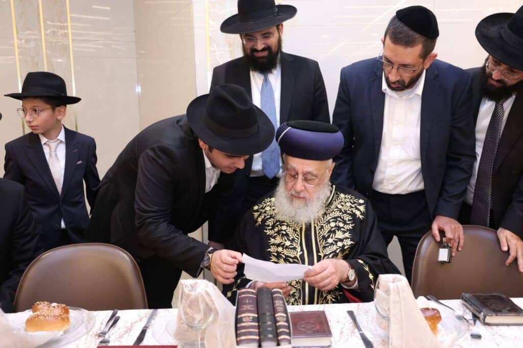 המשב"ק: המכתב של ראש הישיבה הליטאי לראשון לציון