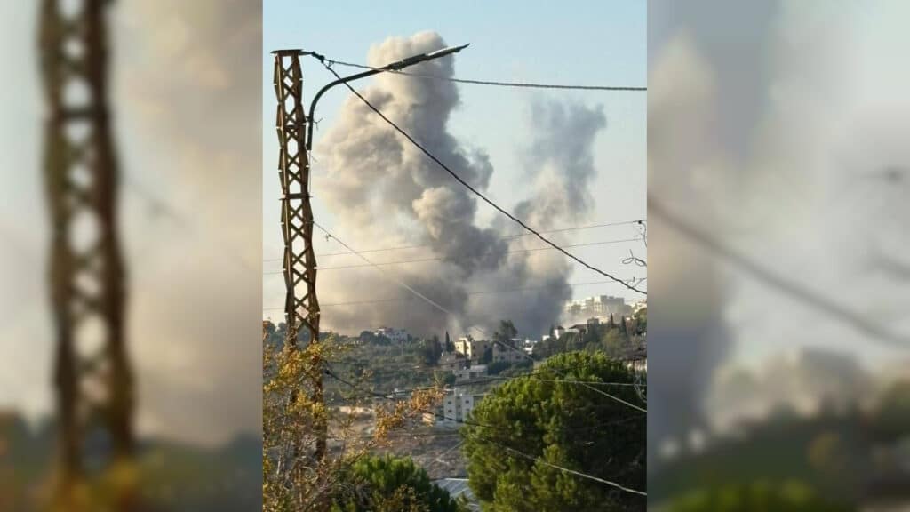 צה"ל תקף בלבנון תשתיות טרור של חיזבאללה - צפו