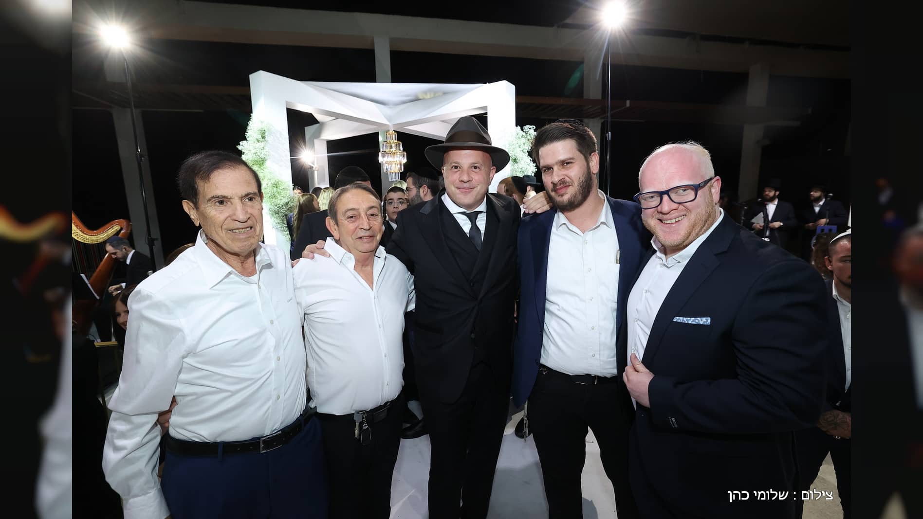 טוקר חיתן את הבת, כולם הגיעו לשמח - גלריה