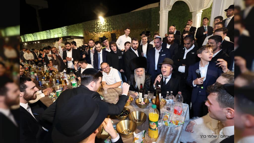 טוקר חיתן את הבת, כולם הגיעו לשמח - גלריה