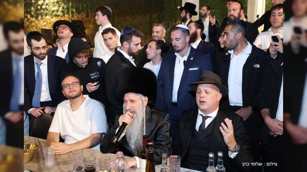 טוקר חיתן את הבת, כולם הגיעו לשמח - גלריה