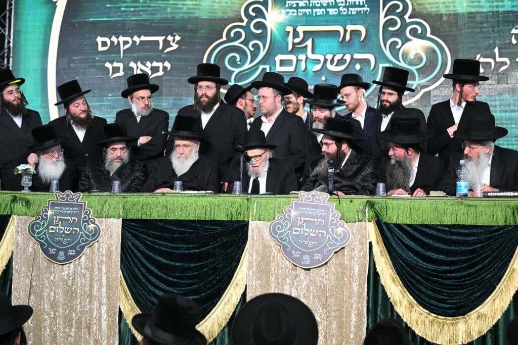 הדים נרחבים בעולם הישיבות למהפכת האחדות והשלום: גדולי ומאורי הדור שליט"א במעמד הכתרת "חתן השלום" שע"י משמרת השלום  