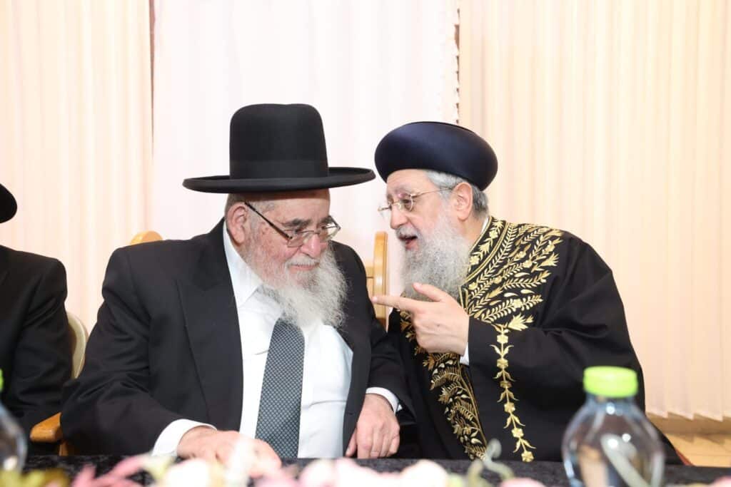 הקבלת פני מרנן ורבנן ומעמד 100 סיומי מסכתות בשכונת רמות בירושלים