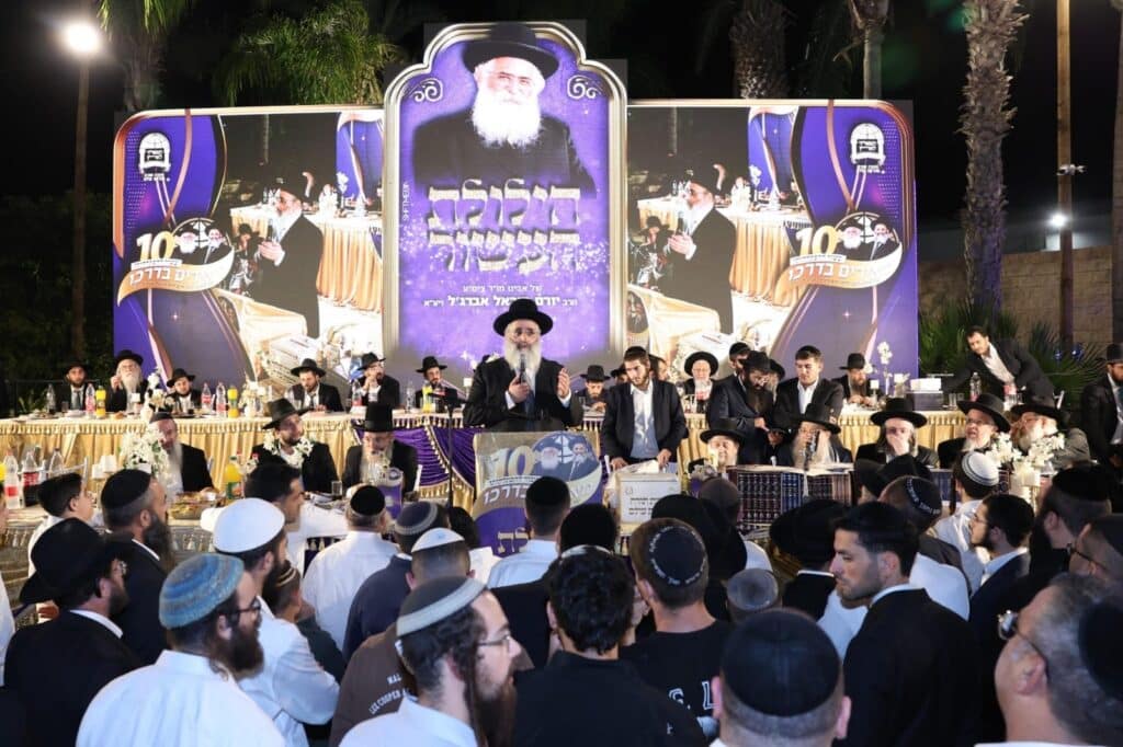 גלריה: המונים בהילולא המרכזית לזכרו של הרב אברג'ל זצ"ל