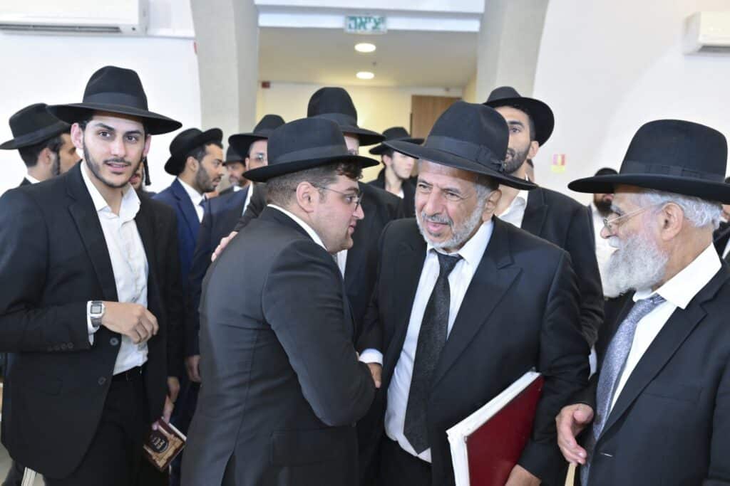 רבנים ואישי ציבור השתתפו בבר מצוה לבנו של הגר"ע צדוק