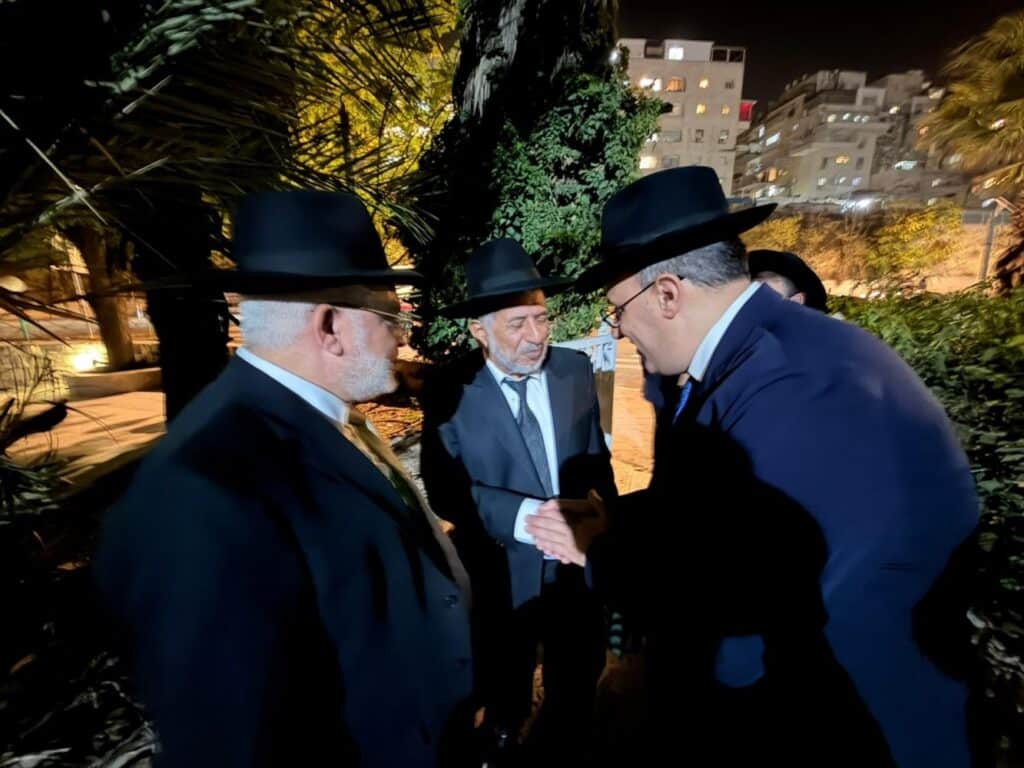 רבנים ואישי ציבור השתתפו בבר מצוה לבנו של הגר"ע צדוק