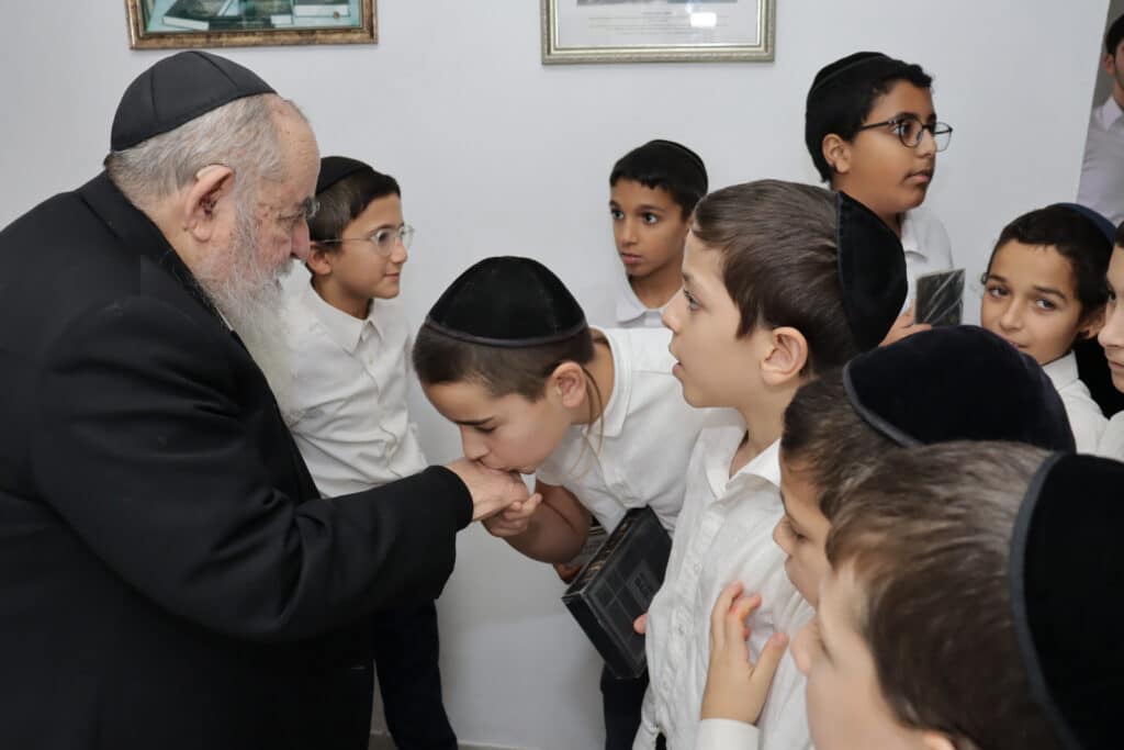 התלמידים מאחיסמך עלו להבחן אצל חבר המועצת הגר”א סלים