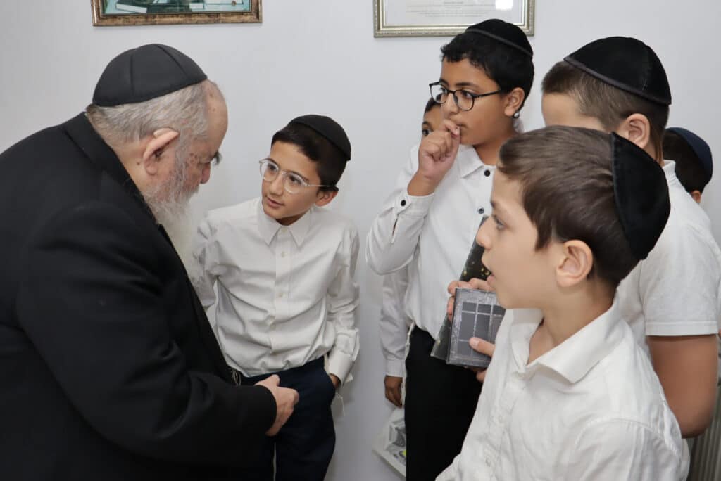 התלמידים מאחיסמך עלו להבחן אצל חבר המועצת הגר”א סלים