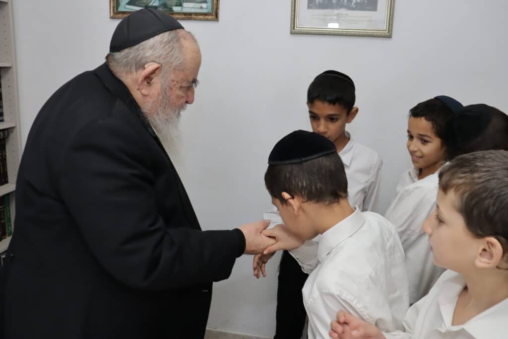 התלמידים מאחיסמך עלו להבחן אצל חבר המועצת הגר”א סלים