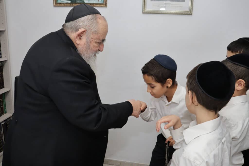 התלמידים מאחיסמך עלו להבחן אצל חבר המועצת הגר”א סלים