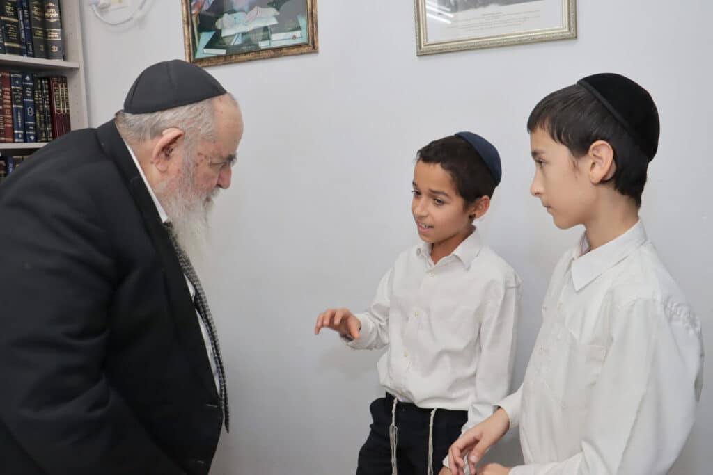 התלמידים מאחיסמך עלו להבחן אצל חבר המועצת הגר”א סלים