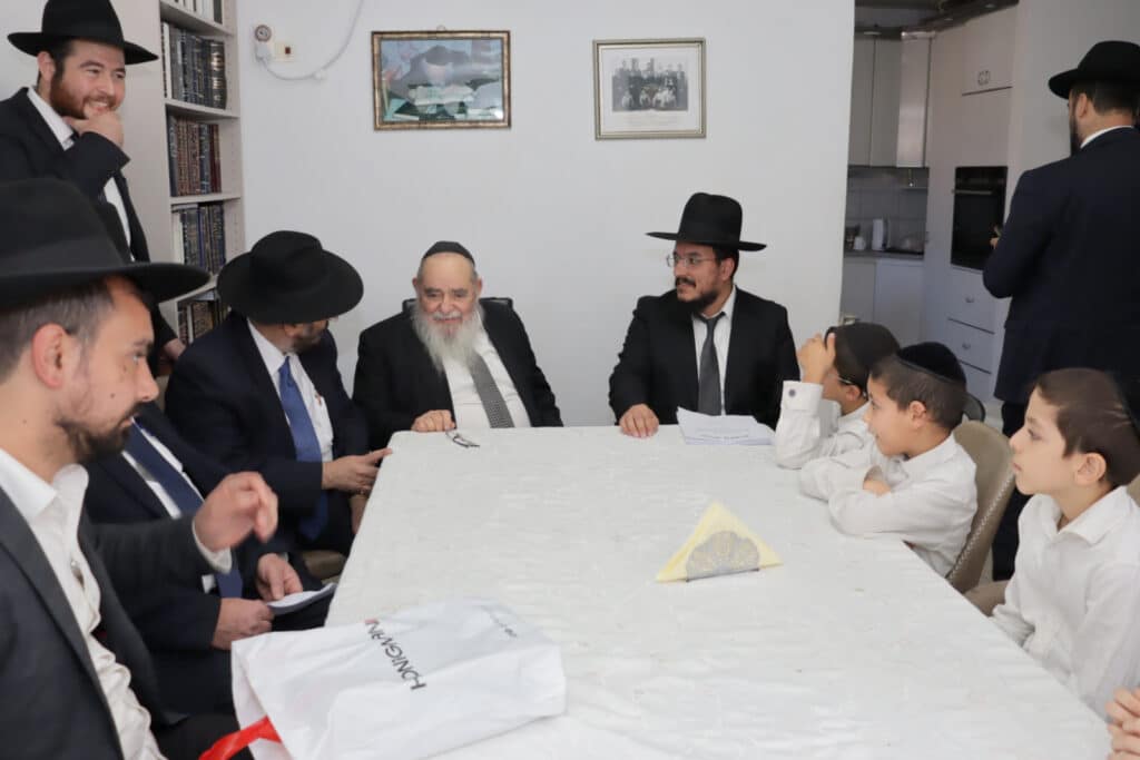 התלמידים מאחיסמך עלו להבחן אצל חבר המועצת הגר”א סלים