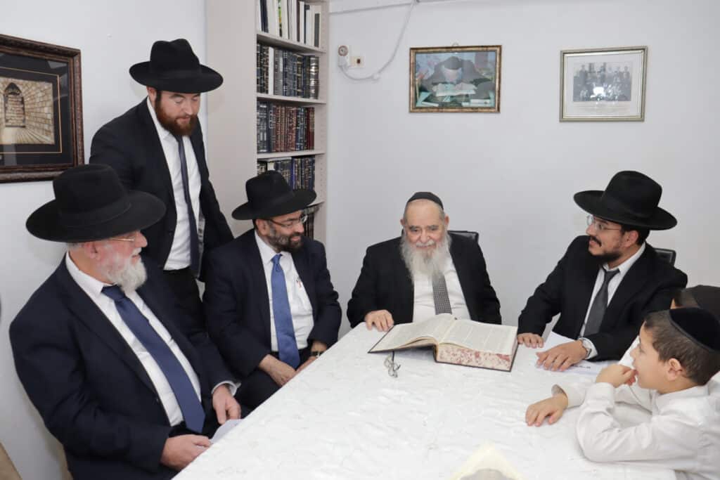 התלמידים מאחיסמך עלו להבחן אצל חבר המועצת הגר”א סלים