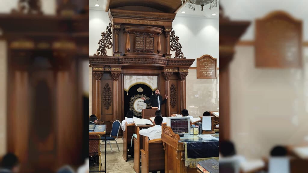 'ישיבת לב אליהו': ראש ישיבה החדש מסר שיעור כללי