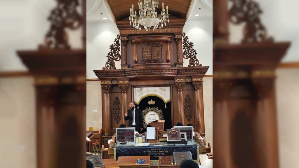 'ישיבת לב אליהו': ראש ישיבה החדש מסר שיעור כללי