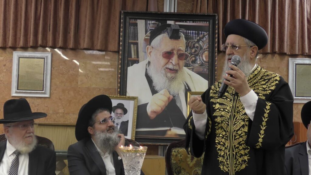 עצרת חיזוק בכסא רחמים לזכרם של הגר"ע יוסף והגר"מ לוי