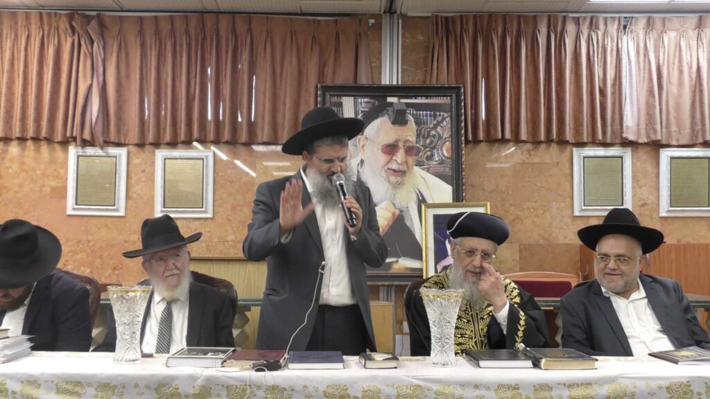 עצרת חיזוק בכסא רחמים לזכרם של הגר"ע יוסף והגר"מ לוי