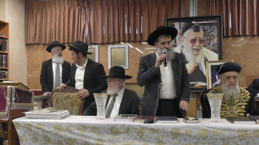 עצרת חיזוק בכסא רחמים לזכרם של הגר"ע יוסף והגר"מ לוי