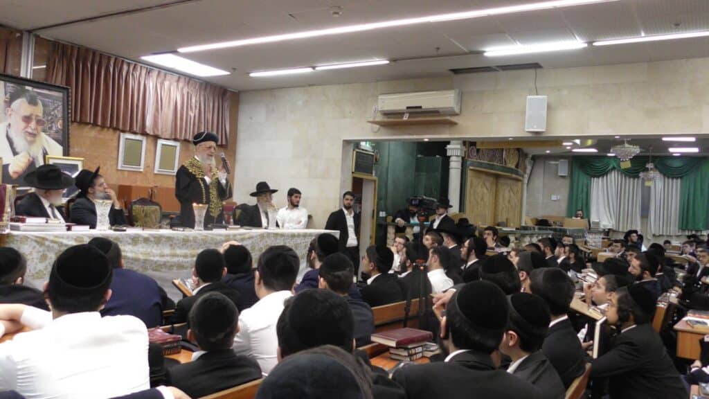 עצרת חיזוק בכסא רחמים לזכרם של הגר"ע יוסף והגר"מ לוי