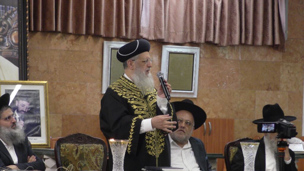 עצרת חיזוק בכסא רחמים לזכרם של הגר"ע יוסף והגר"מ לוי