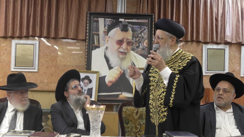 עצרת חיזוק בכסא רחמים לזכרם של הגר"ע יוסף והגר"מ לוי