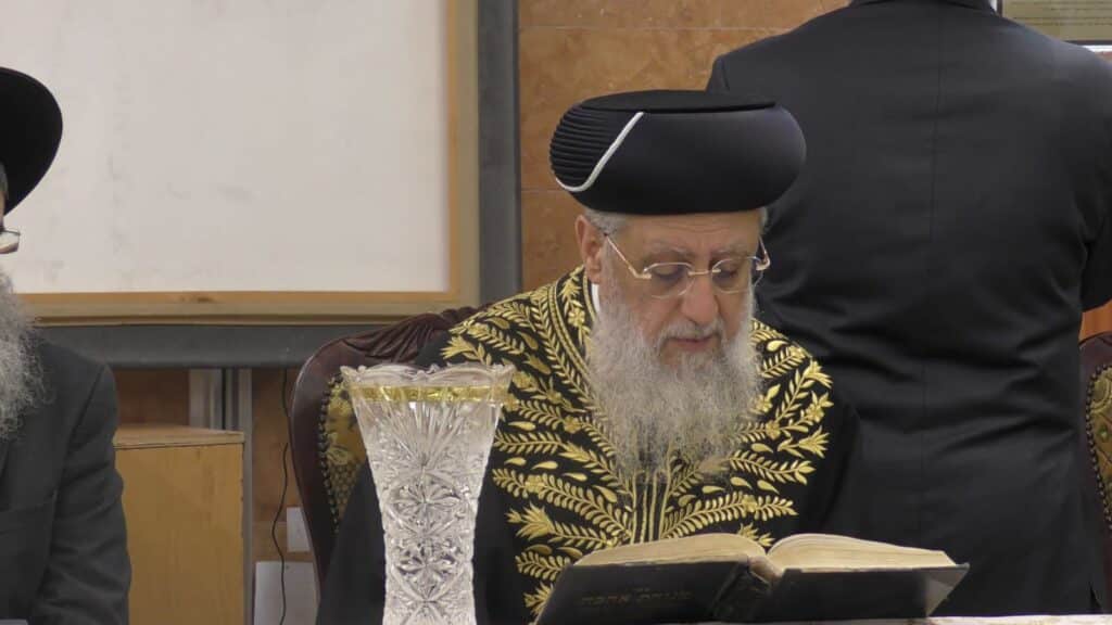 עצרת חיזוק בכסא רחמים לזכרם של הגר"ע יוסף והגר"מ לוי