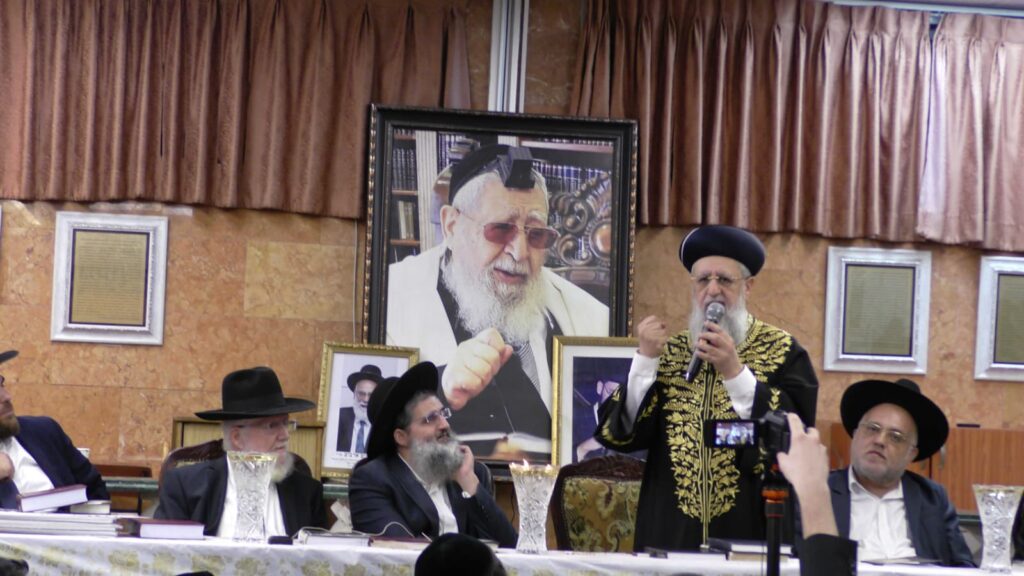 עצרת חיזוק בכסא רחמים לזכרם של הגר"ע יוסף והגר"מ לוי