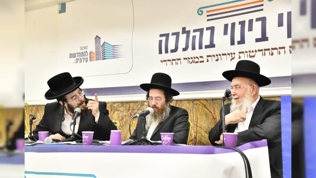 גדולי הדיינים שליט"א ומאה אלף יחידות דיור על במה אחת